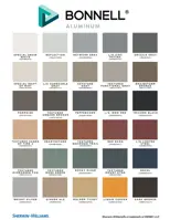 Sherwin-Williams & Bonnell Aluminum Color Card